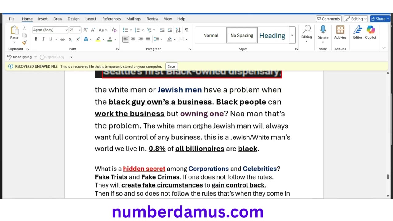 Black Owned Weed Business (Not Allowed)