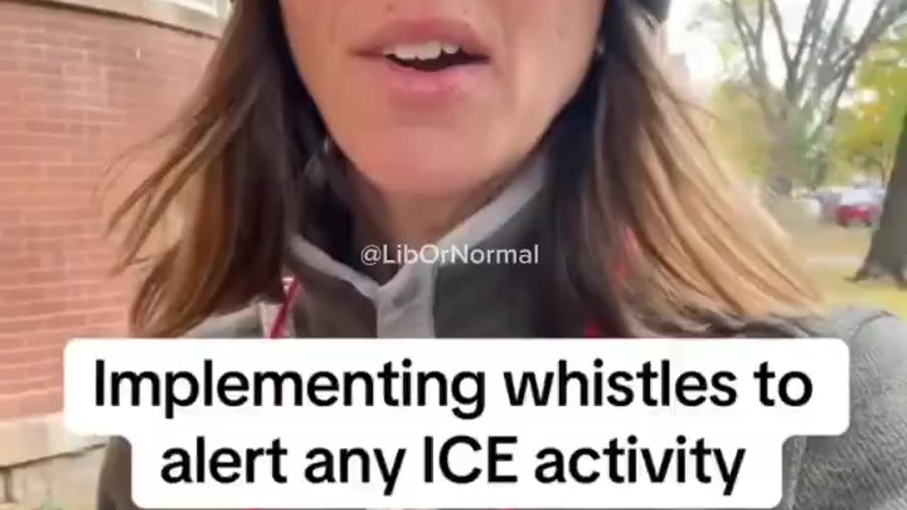 Leftists are now implementing a whistle blowing system to warn illegals if ICE is in the area