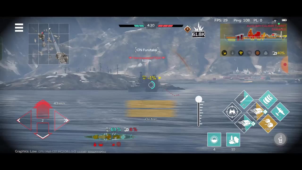 War Thunder ships Gameplay |