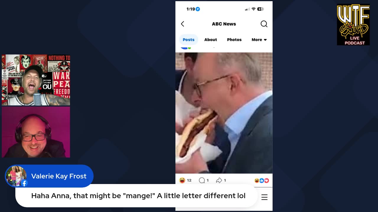 WTF LIVE 132 - Albo loves a sausage and other WTF moments of the week.