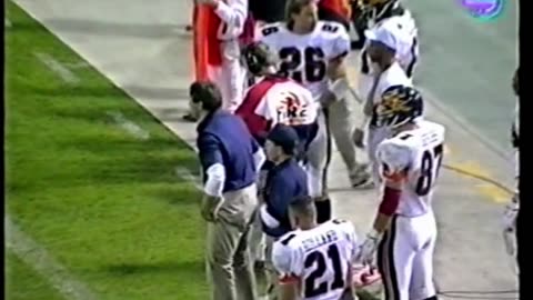 WLAF 1992 BIRMINGHAM FIRE AT LONDON MONARCHS