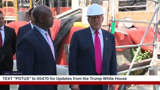 President Trump Visits the Federal Reserve and Speaks with Reporters, July 24, 2025