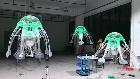 Bionic jellyfish robots designed for underwater monitoring and exploration