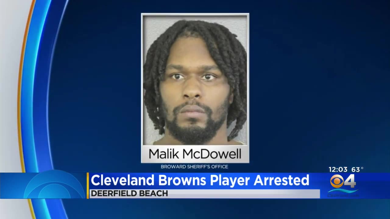 Cleveland Browns Player Malik McDowell Charged With Indecent Exposure, Assaulting Deputy