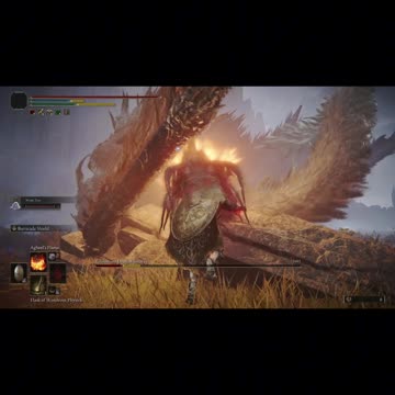 Elden Ring NG+1 | Glintstone Dragon Smarag boss fight w/summoned Mimic Tear #eldenring #shorts
