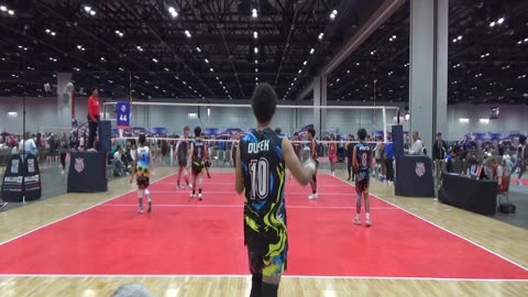 2025 AAU Boys National Volleyball Championships Riptide vs Miami Diamonds 18-1