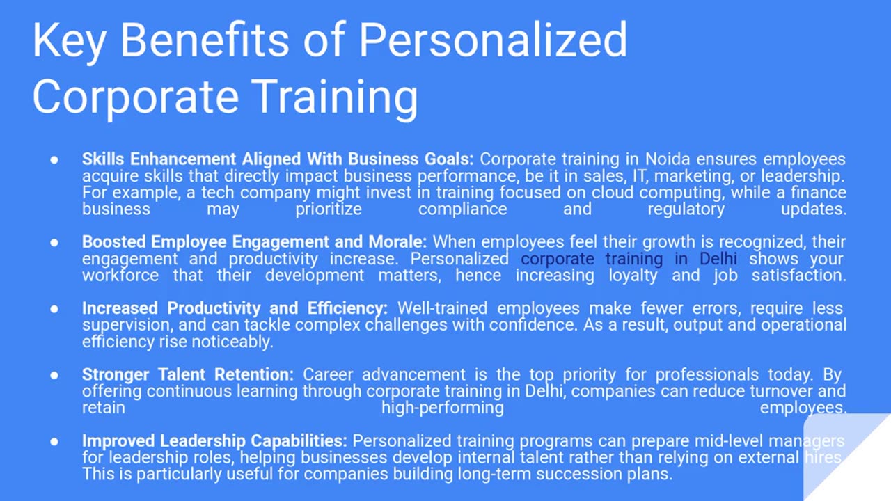 Unlock Potential: How Tailored Corporate Training Drives Employee Development