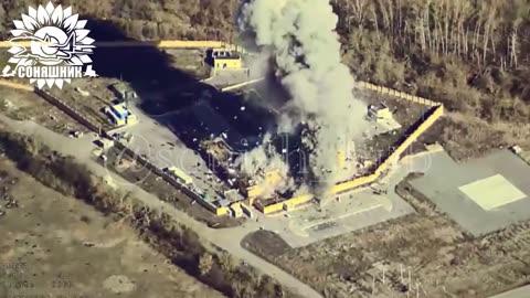 Direct Hit on Russian Barracks Building in Belgorod