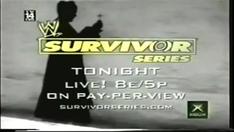 WWE Survivor Series 2003 TV Commercial 3