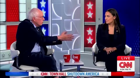 AOC, Bernie Sanders Melt Down Over Question On Whether She Will Challenge Schumer In Primary
