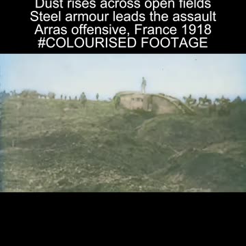 Battle of Arras cambrai road tank