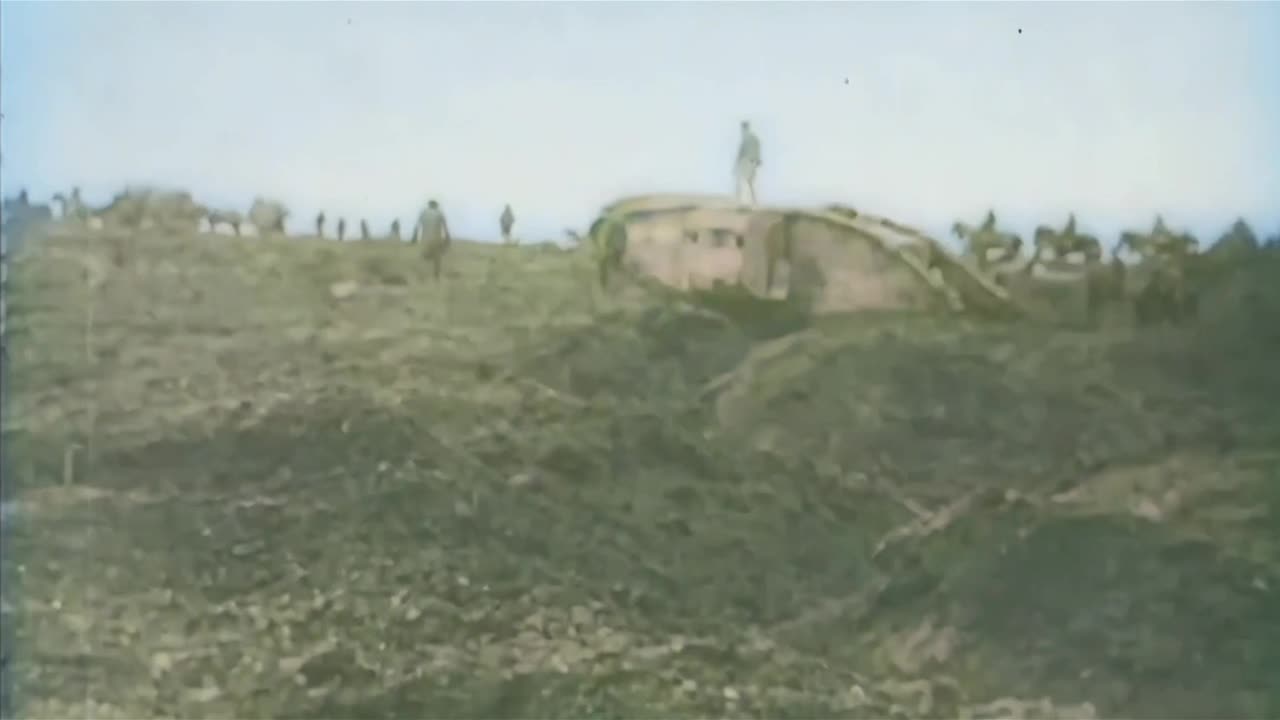 Battle of Arras cambrai road tank