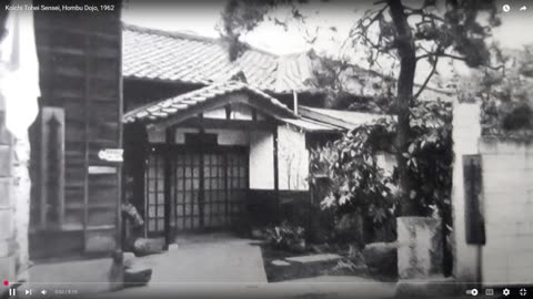 Koichi Tohei Sensei, Hombu Dojo, 1962