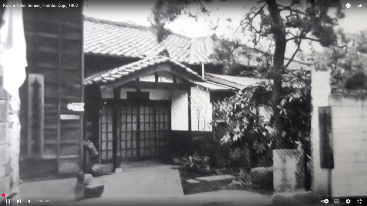 Koichi Tohei Sensei, Hombu Dojo, 1962