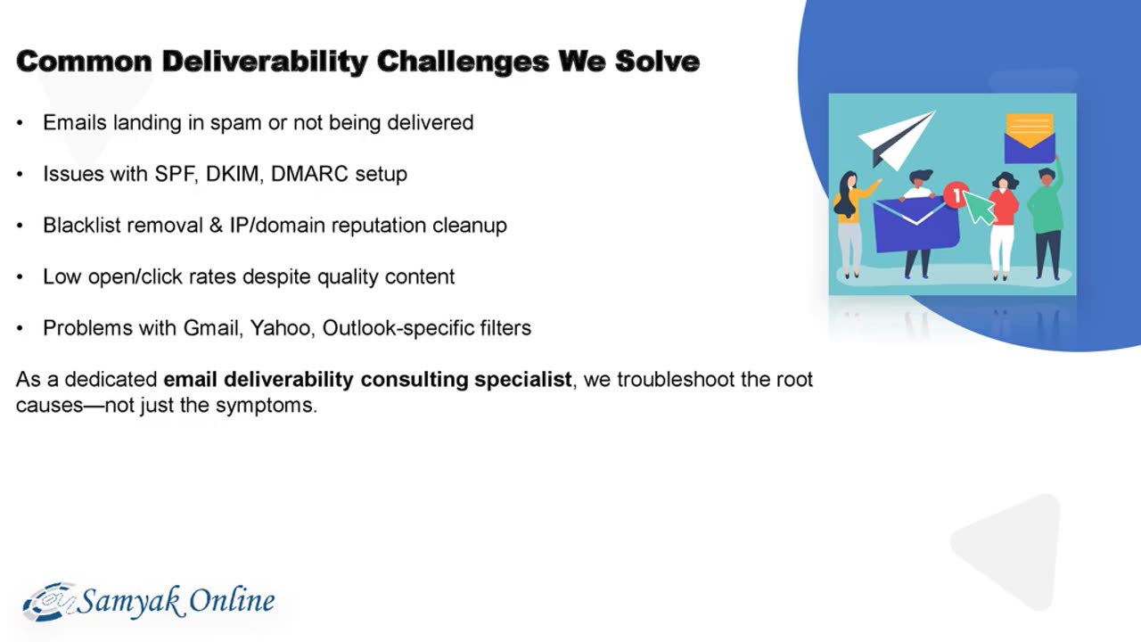 Improve Inbox Placement with Samyak Online’s Email Deliverability Consulting