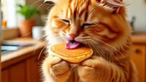 Golden Mellow making pancake