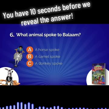 What animal spoke to Balaam?