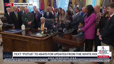 WATCH: President Trump Signs the Executive Order for More Milk in Schools - 01/14/26