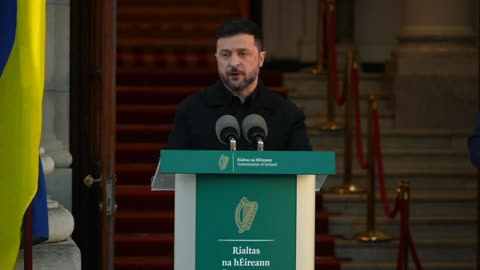 Volodymyr Zelenskiy & Irish PM Micheál Martin Discuss Ukraine Crisis and International Aid - December 2, 2025