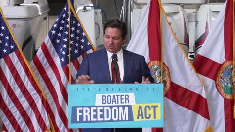 Governor DeSantis Signs the Boater Freedom Act in Bay County
