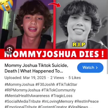Rip to joshua Blackledge mommy Joshua f30josh rip to him 🙏🕊🕯🪦