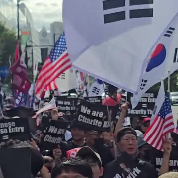 💥South Koreans chanting “We Are Charlie Kirk”... This is wild.. 👀