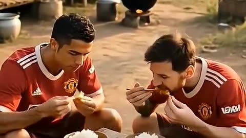 Messi & Ronaldo #shorts #messi #ronaldo #cr7 #funny #aianimation -