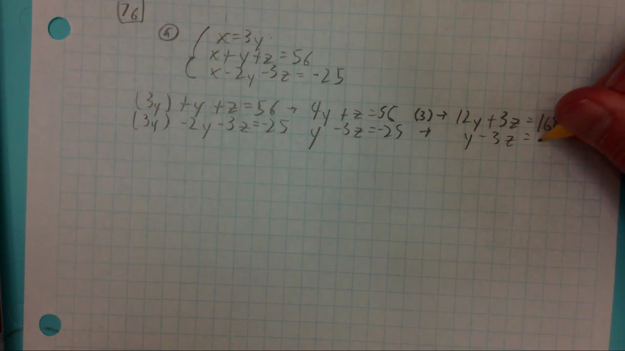 Saxon Algebra 2 Lesson 76 (a)