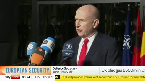The British "Defence" secretary announces another massive injection