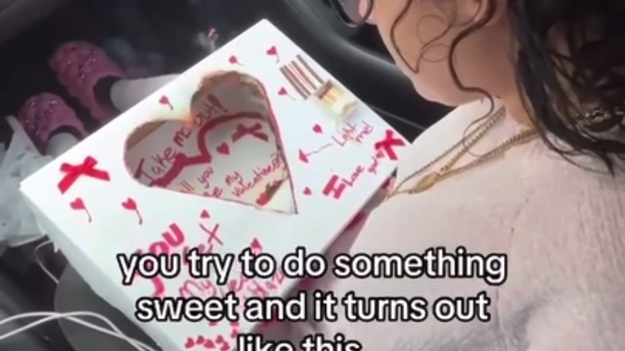 Man Presents His Girlfriend With Gift That Unexpectedly Catches Fire