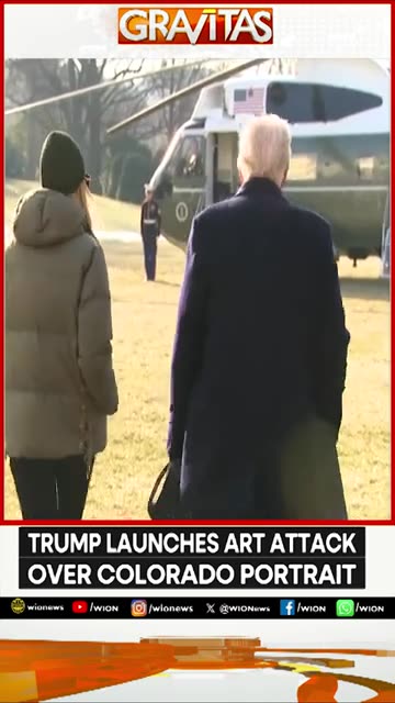 Trump Orders Colorado To Ditch His 'Worst Portrait Ever' | WION Shorts.mp4