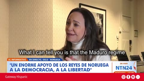 María Corina Machado: El régimen de Maduro está en sus últimos tiempos