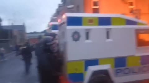 🇬🇧🚨BREAKING NEWS: In the Ballymena area of Northern Ireland, people took to