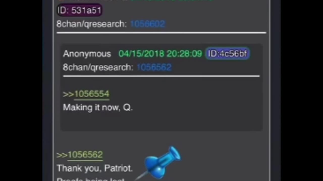 Q Post Report: 1152-04/15/2018 4 Chan Been Hacked