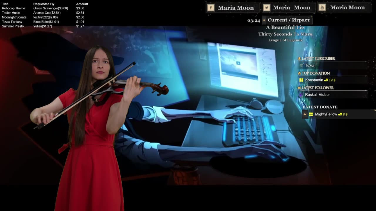 🎻 Thirty Seconds To Mars – A Beautiful Lie (Instrumental Cover) | Violin ✨