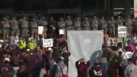 DAY 6 Live: Anti-ICE protests in downtown Los Angeles