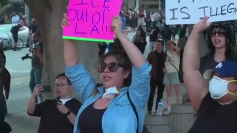 DAY 6 Live: Anti-ICE protests in downtown Los Angeles