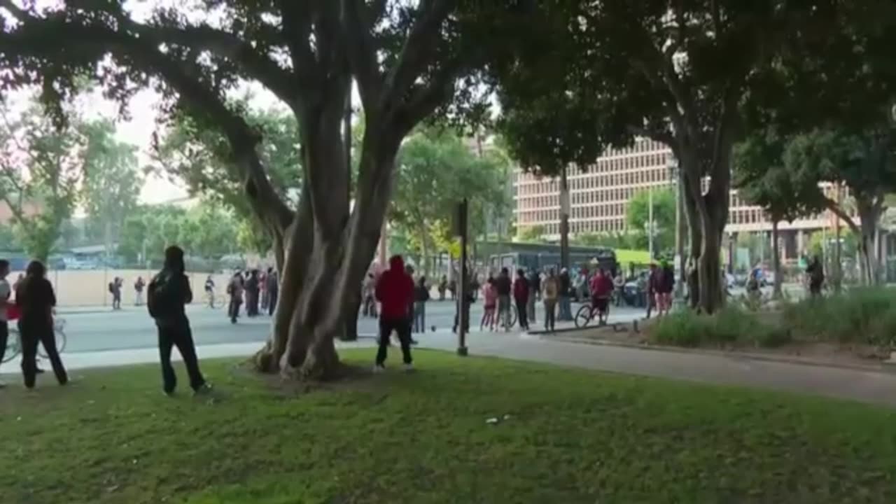 DAY 6 Live: Anti-ICE protests in downtown Los Angeles