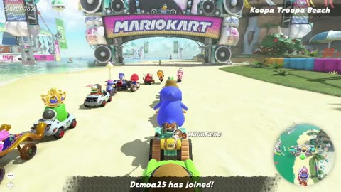 8-21-25 Edition of Mario Kart World. Racing with @TheGreatGQ