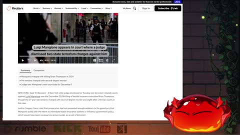 Judges are cucks. Luigi is getting off light.