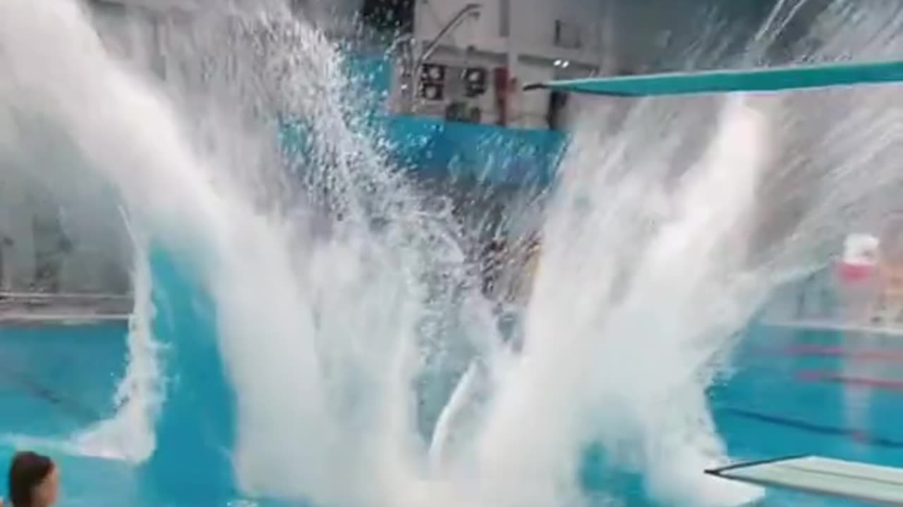 Epic Jump Gone Wrong! 😂💦 #funny