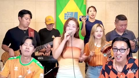 Trem das onze cantado por japoneses