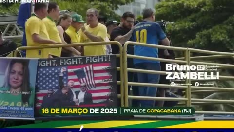 Tarcísio em Copacabana