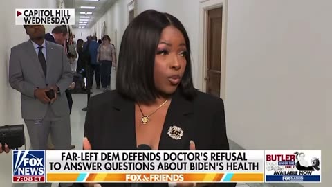 Rep. Jasmine Crockett Defends Biden Doctor, says Trump is unfit to serve