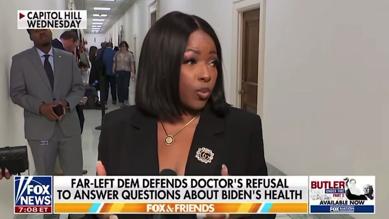 Rep. Jasmine Crockett Defends Biden Doctor, says Trump is unfit to serve