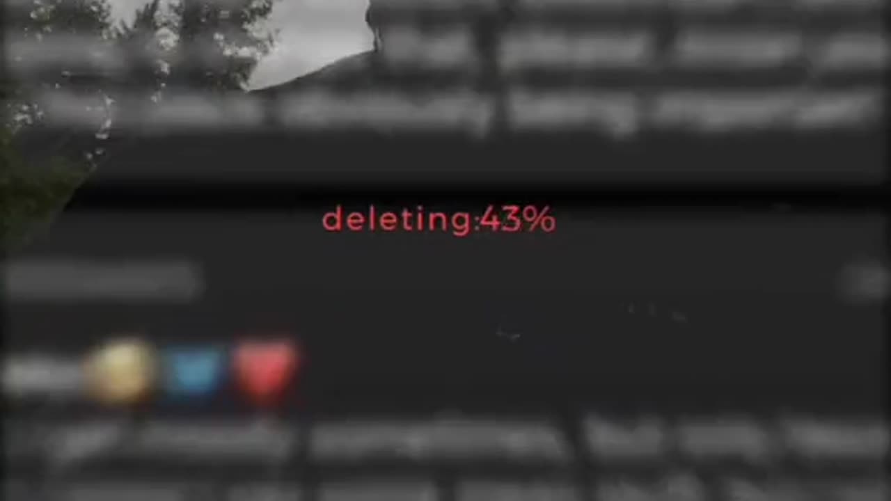 Sometimes, you need to delete everything 🧠⚡