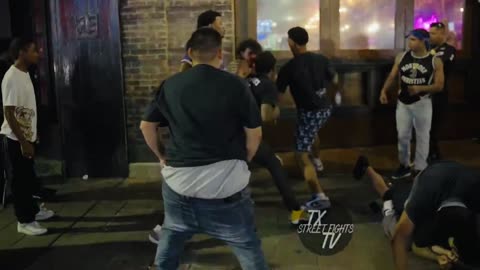 Crazy Brawl Breaks Out Downtown ATX – Street Fight Chaos Unleashed!