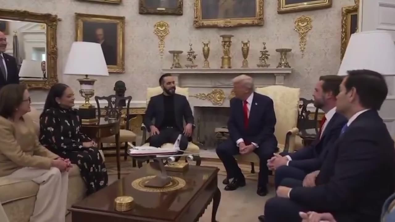Behind the scenes with President Trump and President Nayib Bukele