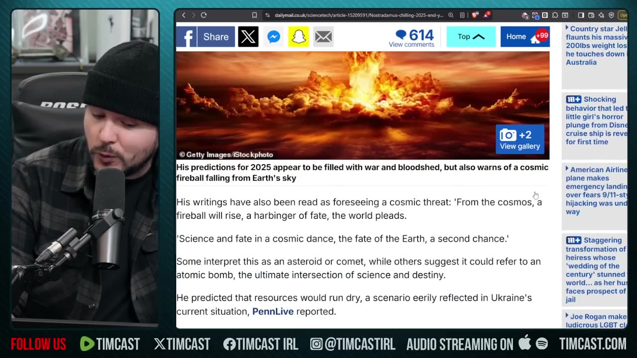 THE END OF THE WEST, Nostradamus Says The West Will FADE After A MAJOR WAR | Tim Pool