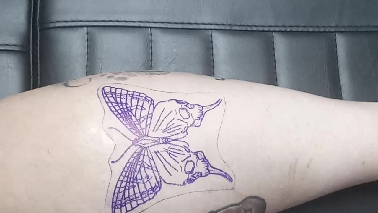 Stencil for Amy Tattoo